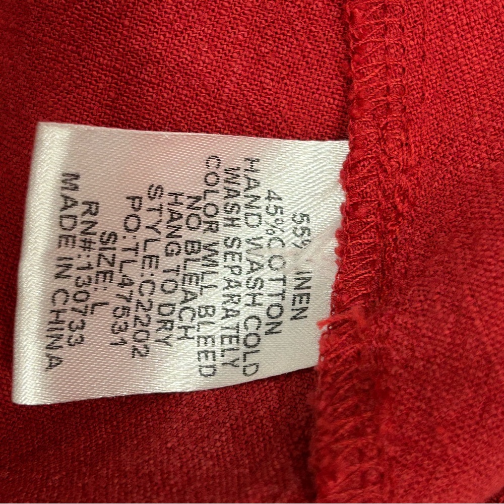 Umgee red dress- size large - Picture 6 of 6